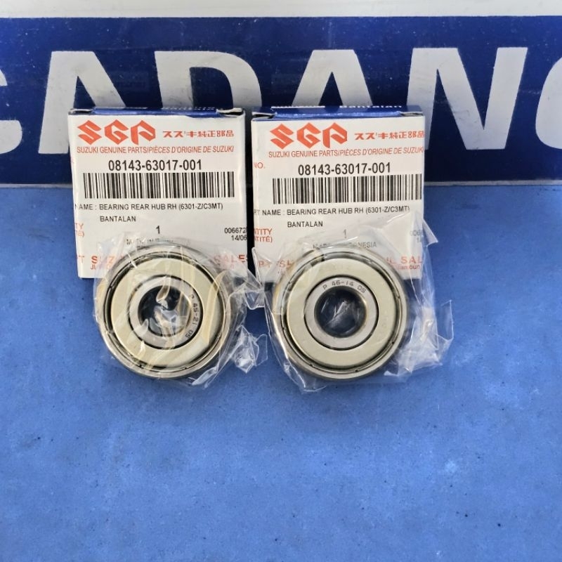 bearing roda depan set isi 2 shogun 125 sp  tipe velg racing original sgp 08143-63017-001