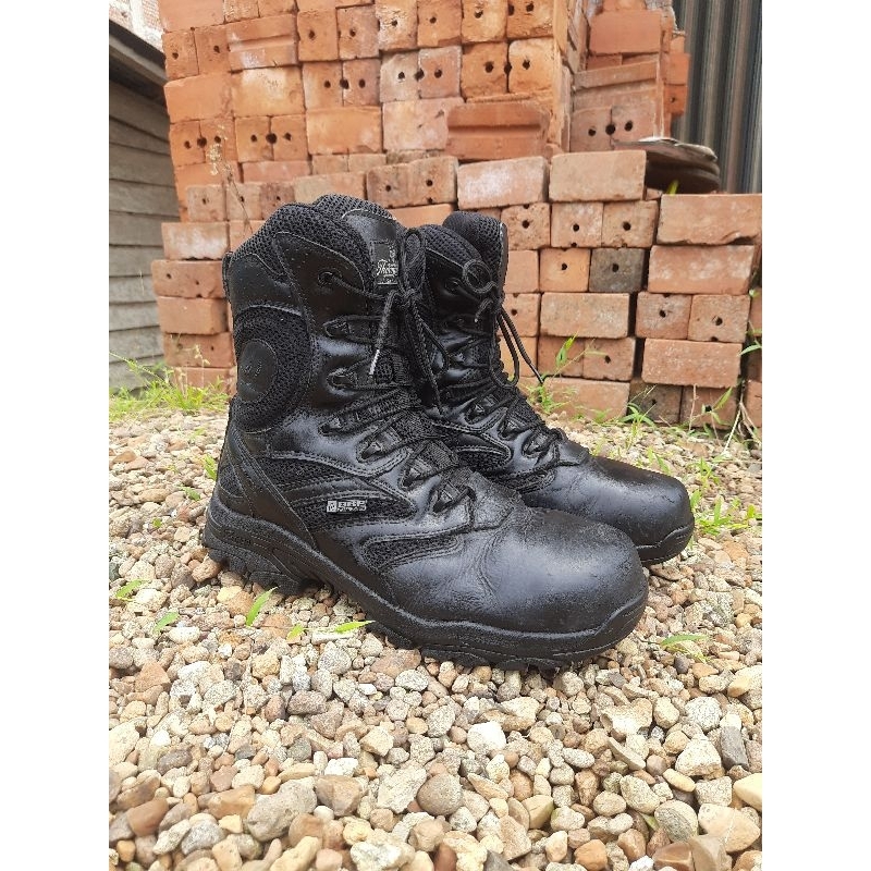 Sepatu motor Safety Thorogood 3D ankle guard size 43