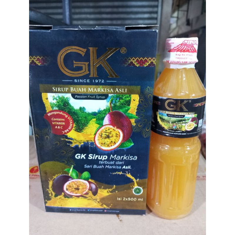 

sirup MARKISA GK BLEK SUPER 1 KOTAK ISI 2 BOTOL YG 1/2 LITER