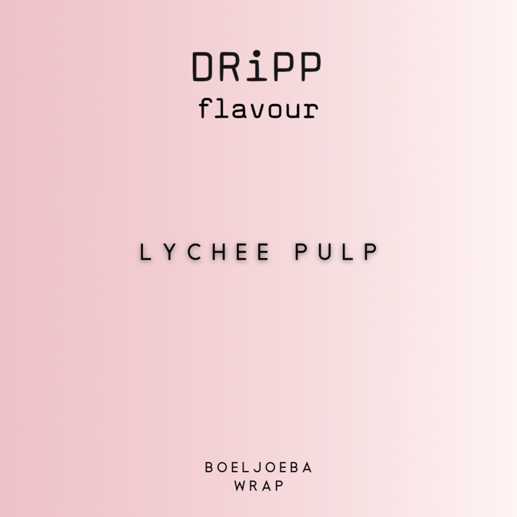 

Dripp Lychee Fruit Pulp Repack [30, 50, 100] g