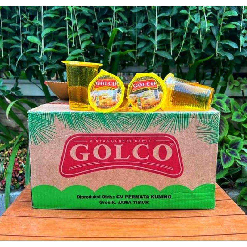 

MINYAK GORENG GOLCO GELAS 180ML ISI 48PCS / 1KARTON