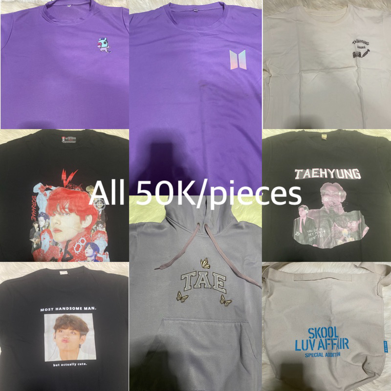 kaos taehyung (unoff), hoodie taehyung (unoff), tas (official) bts