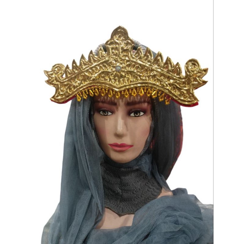 Peles Adat Palembang / Pilis Adat Palembang / Aksesoris Palembang / Peles / Pilis Tari Palembang