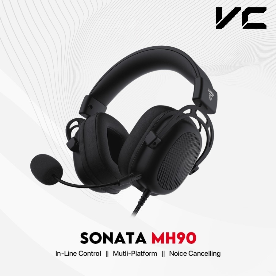 FANTECH SONATA MH90 HEADPHONE HEADSET GAMING MH 90 3.5mm