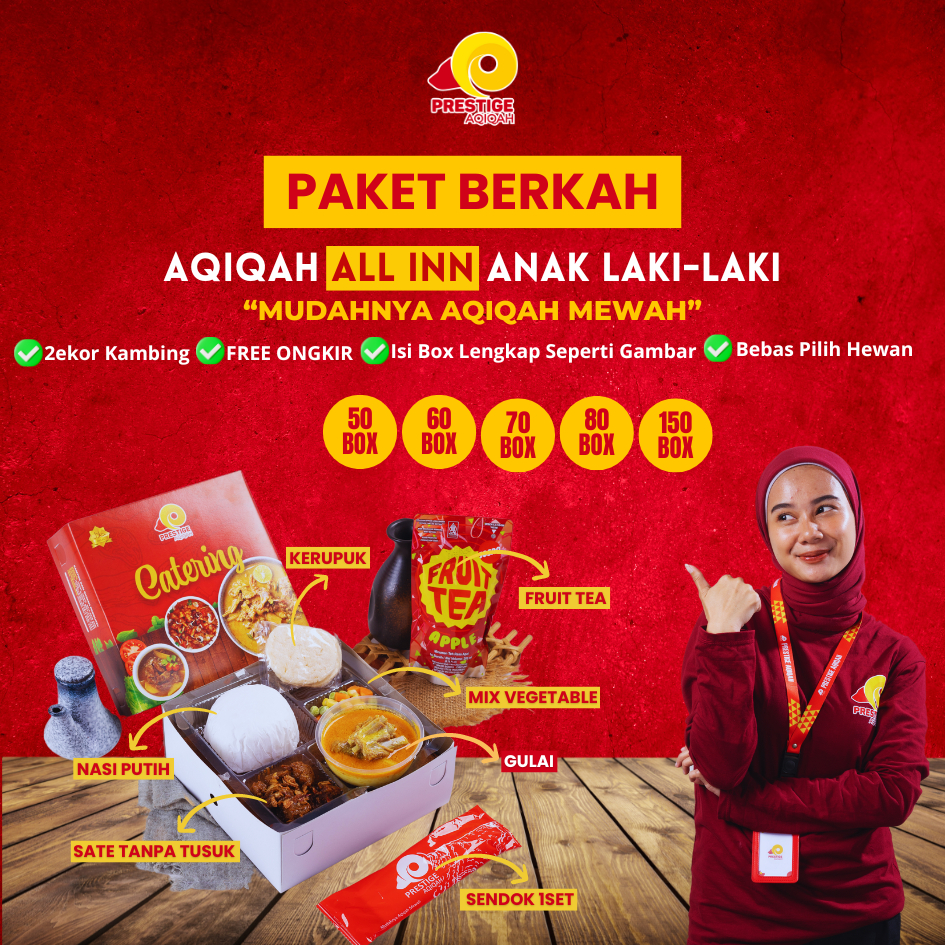 

Paket Berkah Prestige Aqiqah 2 Ekor Kambing Paket Aqiqah All In Bisa Milih Hewan dan