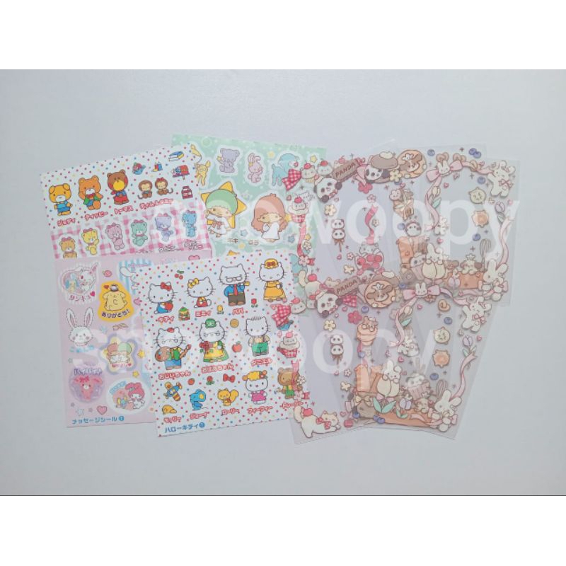 Sleeve Deco photocard stiker Sanrio lucu