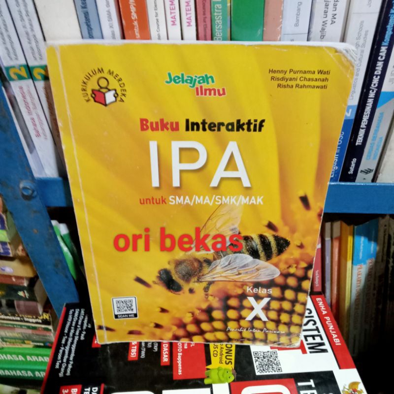 Buku Interaktif IPA Kurikulum MERDEKA untuk SMA/MA/SMK/MAK KELAS X 10 Henny Purnama Watir Penerbit I