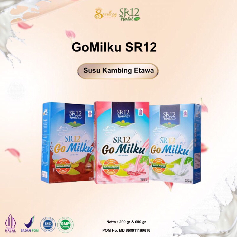 

GOMILKU SR12 SUSU KAMBING ETAWA PREMIUM / GO MILKU SUSU SR12 ETAWA HALAL TERBAIK / SUSU KAMBING MENINGKATKAN KESEHATAN & IMUN TUBUH / SUSU PROGRAM KEHAMILAN / ASI BOOSTER / SUSU KESEHATAN & MEMBANTU MENYEMBUHKAN BERBAGAI PENYAKIT