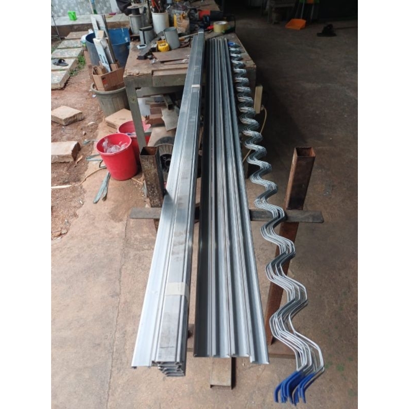 Spring Clip Alumunium 2 m/ Spring Klip / Penjepit / Plastik UV Greenhouse
