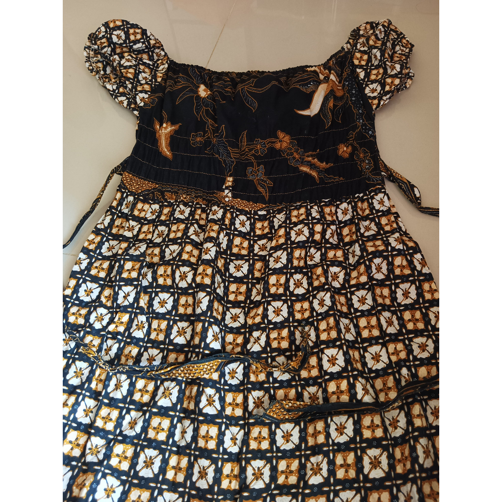[Preloved] Mini Dress/ Daster Motif Batik