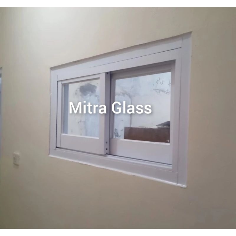 jendela sliding aluminium L80 x T40