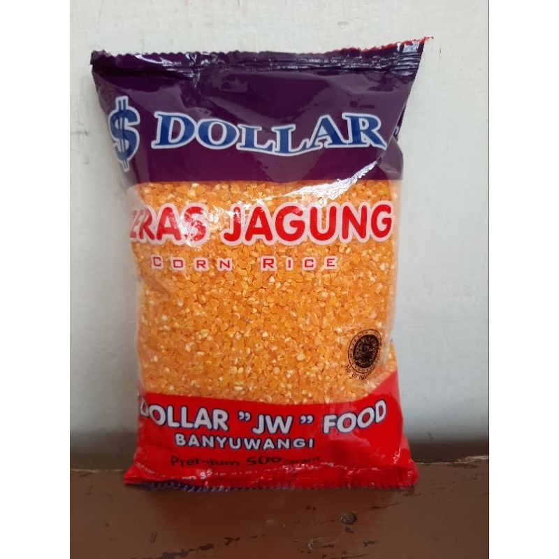 

Beras Jagung Dollar 500gr Isi 4pcs