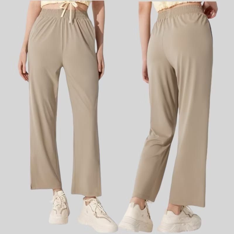 Celana Olahraga Kulot Wanita Senam Yoga Gym Running sport