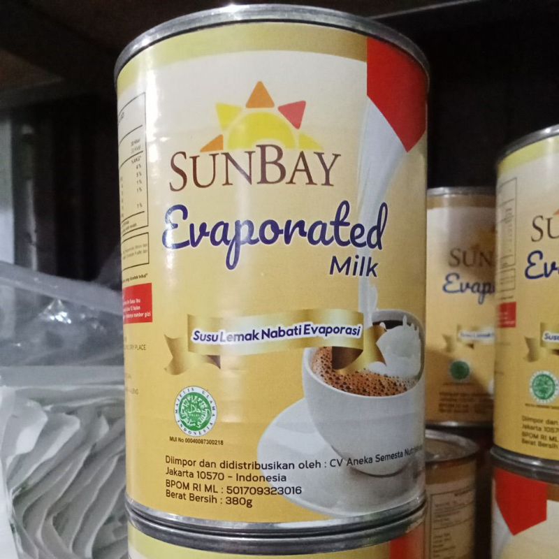 

SUNBAY Evaporates Milk 380gr