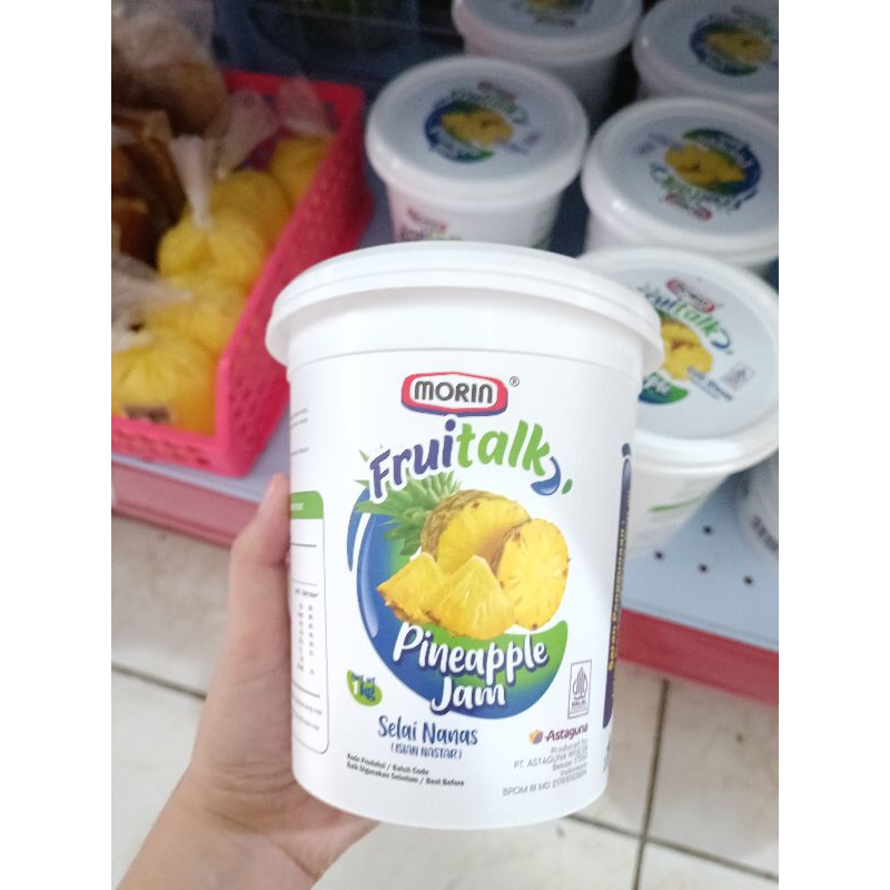 

[ 1 KG ] Morin Fruitalk Pineapple Jam 1 Kg / Selai Nanas Asli Morin Fruitalk 1 Kg