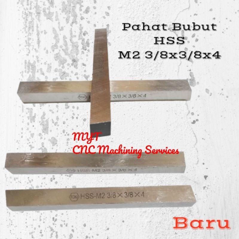Pahat Bubut / Betel Bubut HSS 3/8 × 3/8 × 4" Merek TOKI Baru