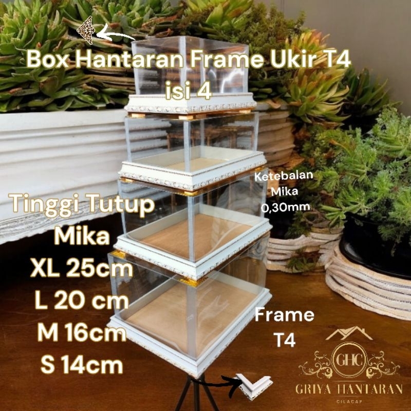 

Box Hantaran Fiberframe Set isi 4 (Frame T4)