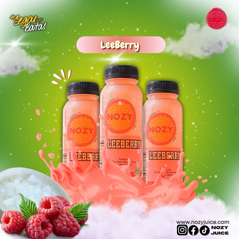 

NOZY-LEEBERRY Minuman Rasa Berry Dengan Nata De Coco 280ml