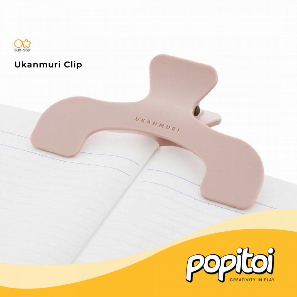 

SUN STAR Ukanmuri PETIT Bookmark Clip Penjepit Kertas Pembatas Buku SunStar Klip Penanda