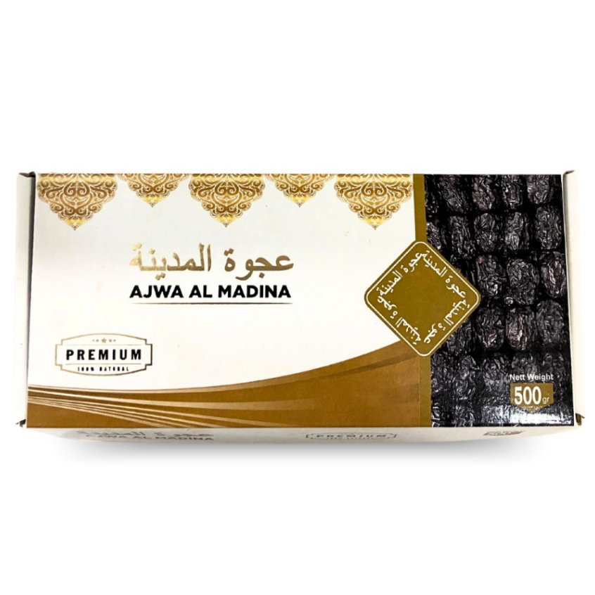 

Kurma Ajwa (GB) 500gr / Kurma Madinah / Kurma Nabi Asli / Oleh Oleh Haji & Umroh