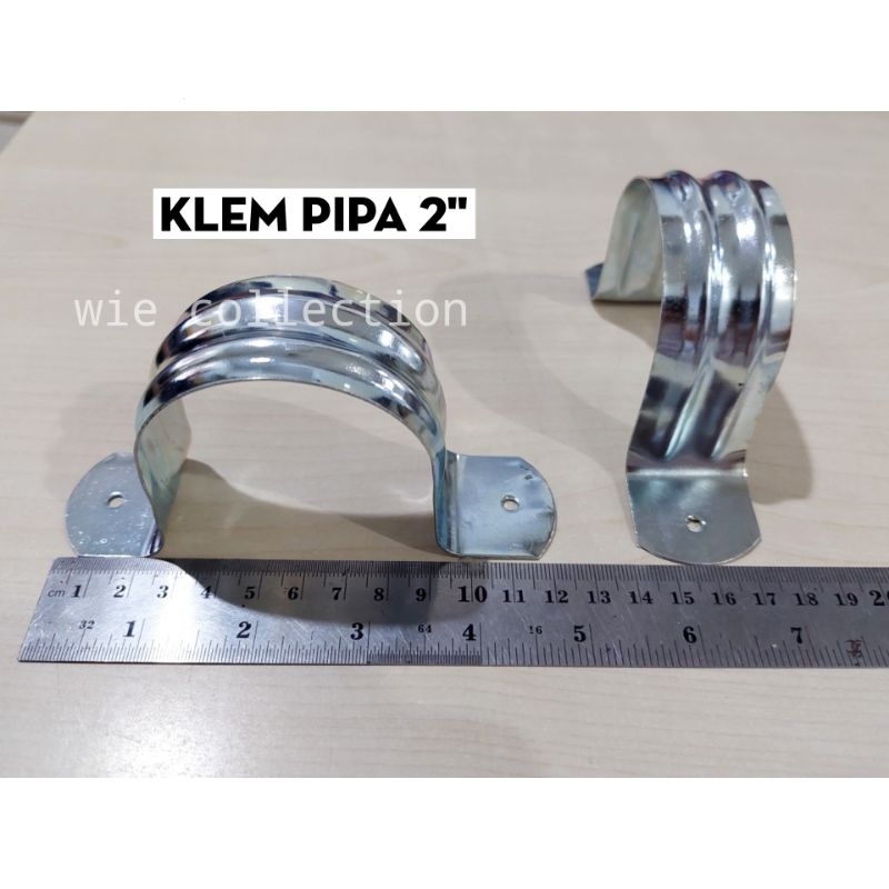 KLEM PIPA BESI 2" TEBAL / KLEMAN PLAT BESI 2 INCH / CLAMP PIPA