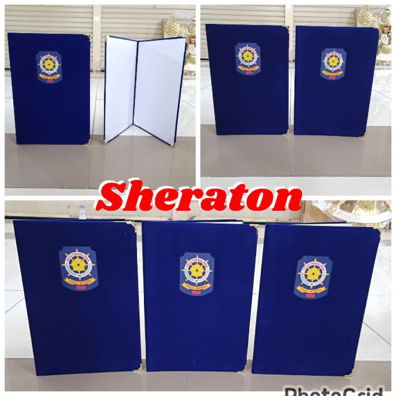 

map bludru upacara map kantor logo SATPOL PP model tameng uk F4 full colour