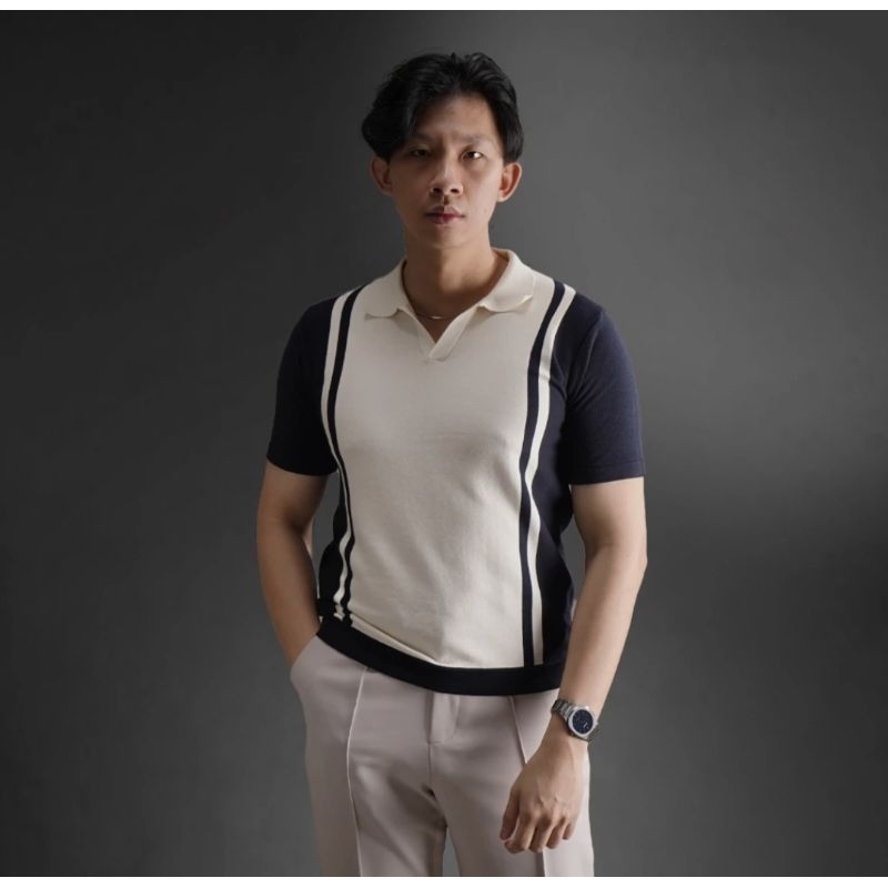 Signore polo Roma V1 Navy [S]