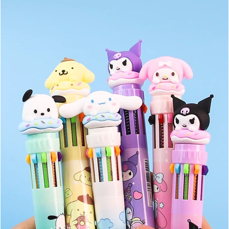 

TSN ATK2254 PULPEN 10 WARNA 3D DOLL SANRIO EDITION / PULPEN MEKANIK 10 WARNA LUCU KARAKTER LUCU