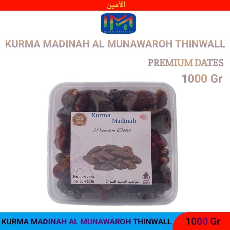 

Kurma Madinah Al Munawaroh Super 1 Kg Thinwall