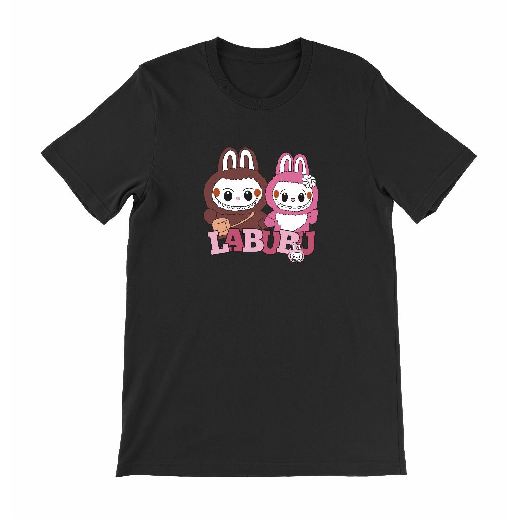 Kaos Labubu | Tshirt Boneka Colorful Labubu - Baju Atasan Pria / Wanita Dewasa - 06