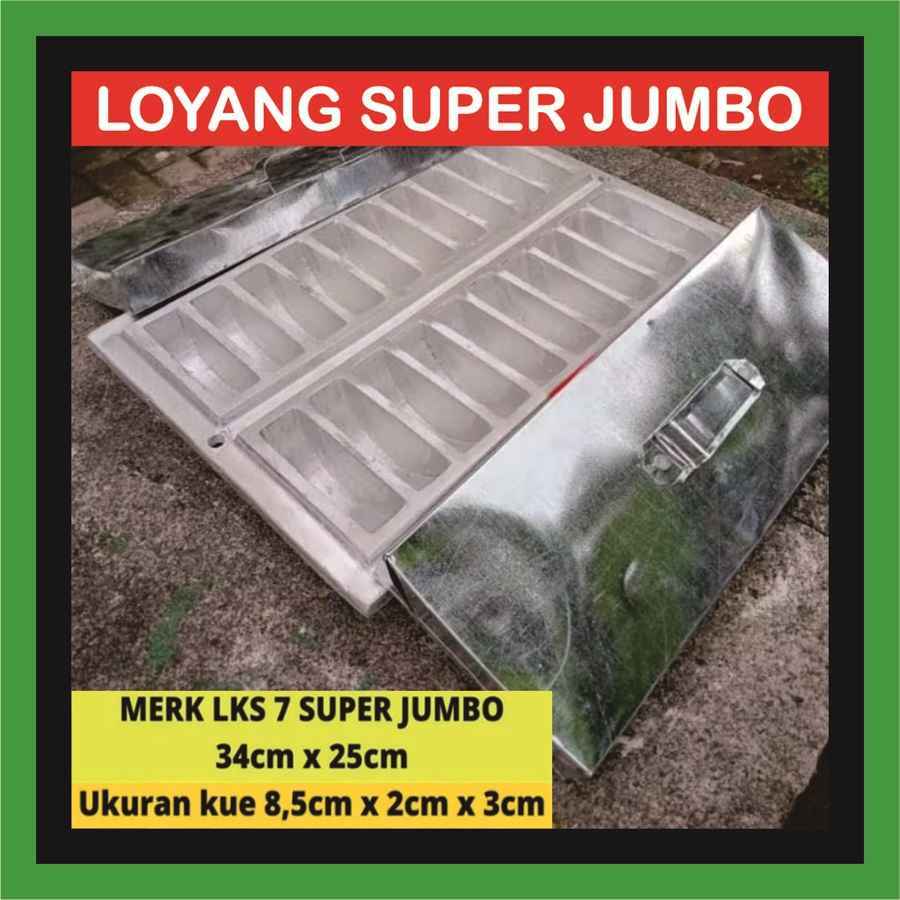 Loyang Pukis Anti Lengket Jumbo Lks 7 Tebal Besar Cetakan Kue 8,5 Cm Super Kue Pancong Bandros Gando
