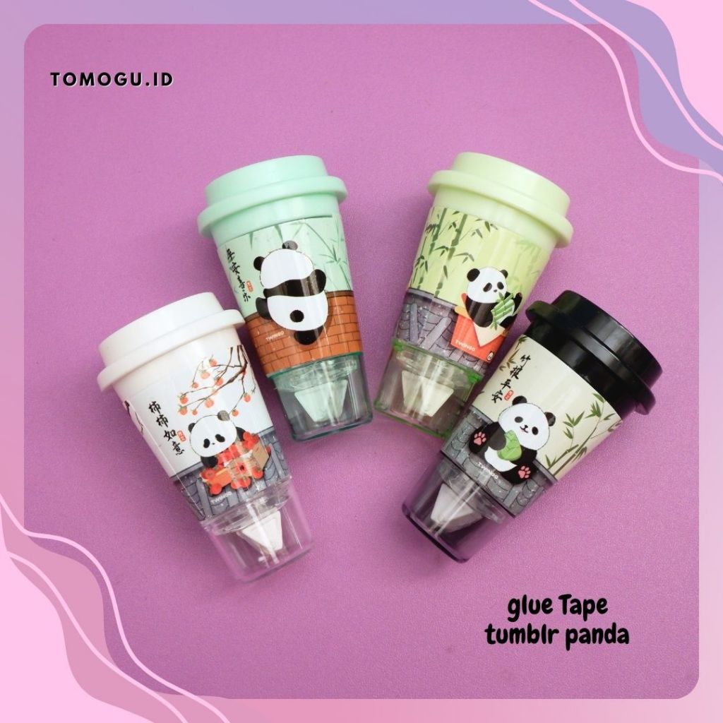 

Lem Tape Twingo Tumbler Panda Glue Tape Lem Kertas Perekat kertas