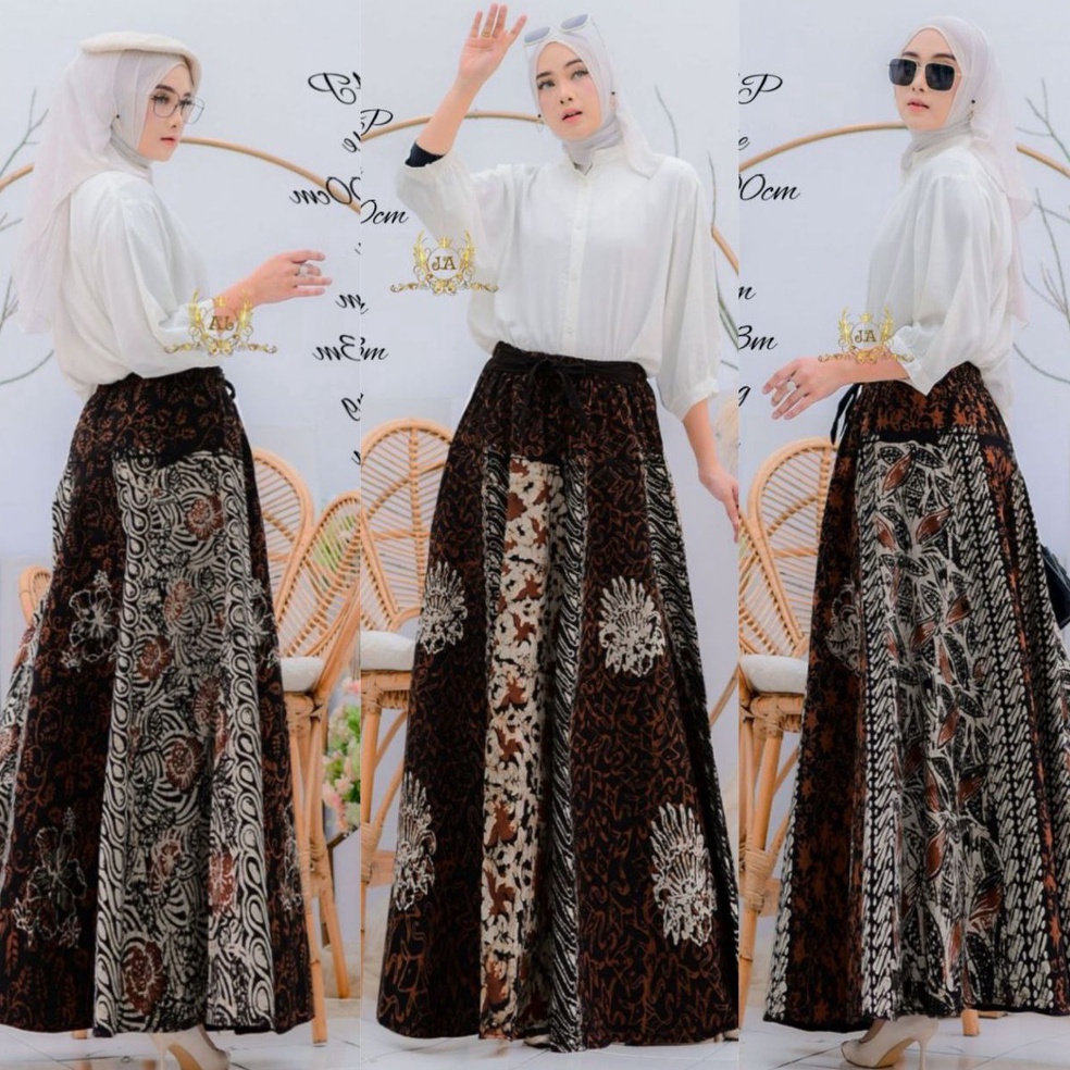 Pencarian Terlaris Rok Cap Selling Biru Sogan Ima SVJ Rok Sogan Batik Modern Klasik Rok Payung Batik
