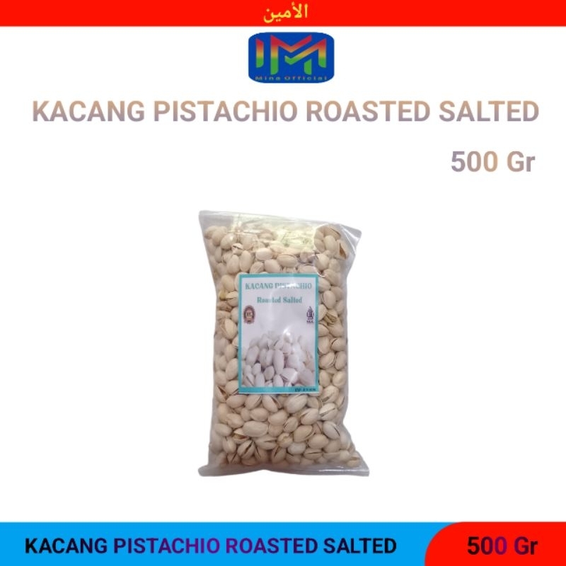 

Kacang Pistachio Roasted 500gr / Kacang Fustuk Roasted Salted Gurih Renyah