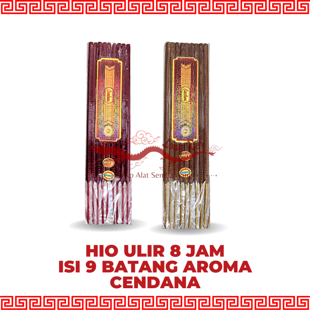 Hio / Dupa Ulir Aroma Cendana 8 Jam