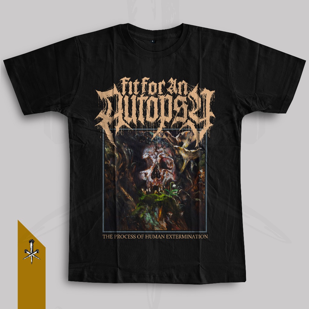 Kaos Pria Metal Band FIT FOR AN AUTOPSY Premium Regular Fit Unisex Tshirt 100% Cotton Combed 24s