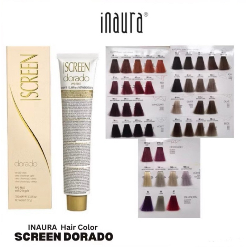 Inaura Screen Dorado Hair Color Cream Pewarna Rambut 100 ML