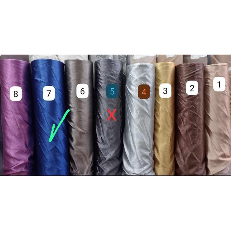 KAIN GORDEN BLACKOUT GLOSSY MEWAH HARGA ECERAN PERMETER