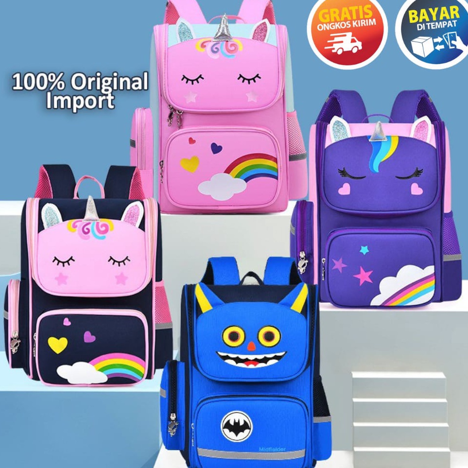 Grosir Heboh  SANDBOX  BK12 TAS SEKOLAH TAS RANSEL ANAK TAS ANAK TAS SEKOLAH ANAK TAS ANAK TK TAS RA