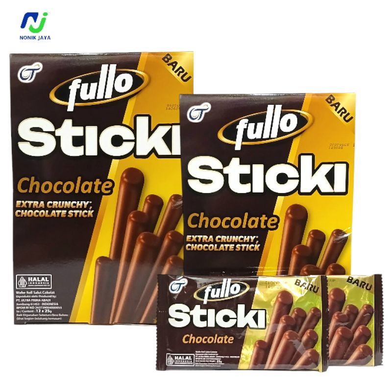 

Fullo Sticki Chocolate Box Isi 12 Pcs@25g(EXTRA CRUNCHY)