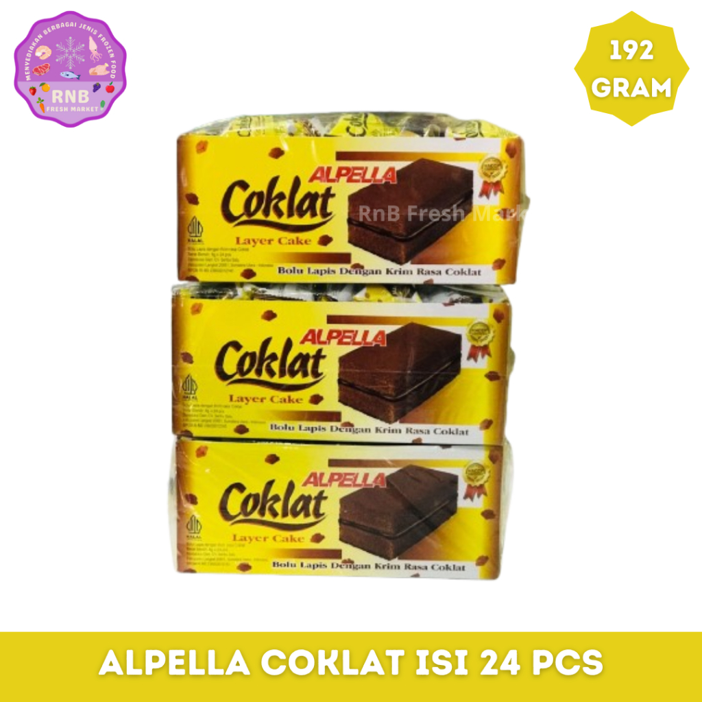 

Alpella Coklat Layer Cake Isi 24 Pcs Netto 192 Gram