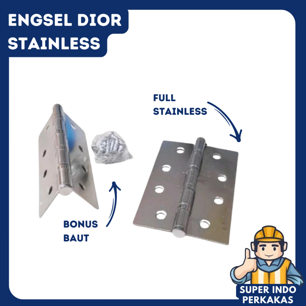 Engsel pintu jendela lemari stainless DIOR / Engsel Jendela / ENgsel Pintu / ENgsel Serbaguna / Engs