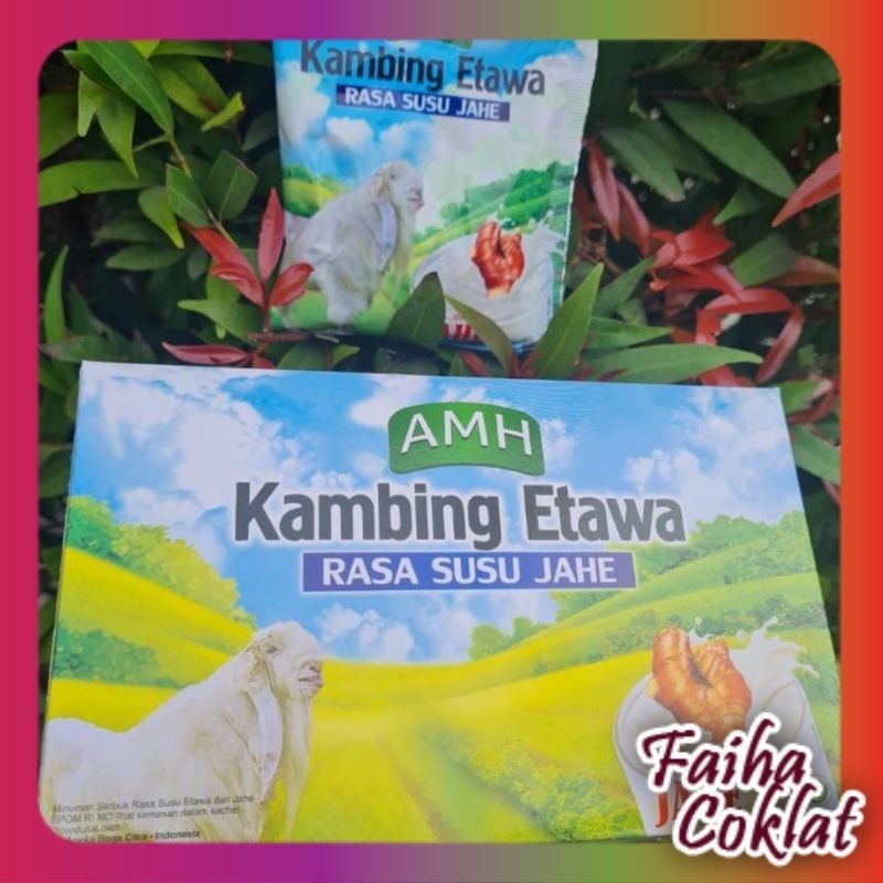 

Susu Amh Kambing Etawa Susu Kambing Bubuk Amh Original Jahe Susu Sehat Faiha Coklat
