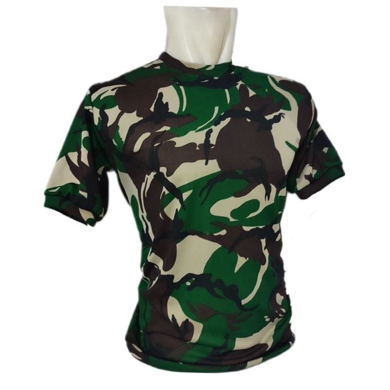 Kaos loreng pria lengan pendek / kaos tni loreng / kaos loreng dryfit pria dewasa menyerap keringat