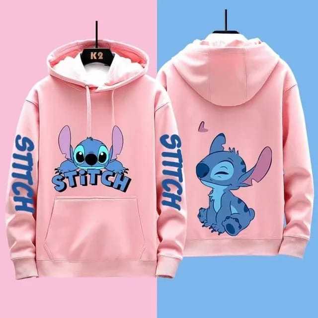 Atasan Anak Kekinian Hoodie Anak Design STITCH TERBARU Pakaian Pria Wanita Kekinian Modis Casual Fas