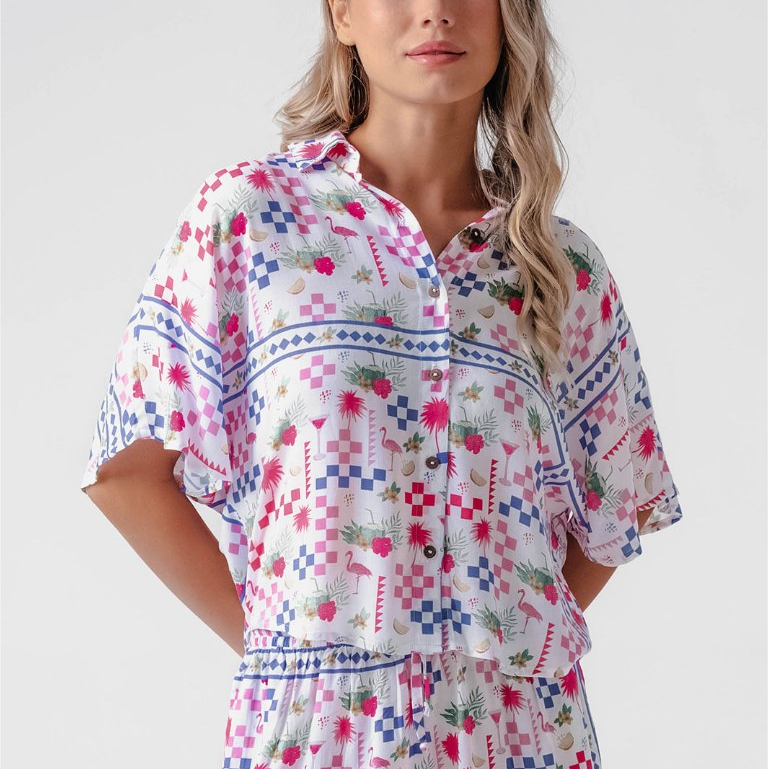 BLOOD + BONE - Paradiso Top - White