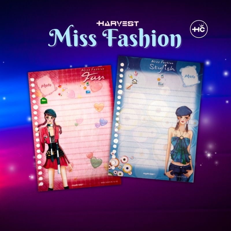 

MISS FASHION | PRELOVED HARVEST | KERTAS BINDER HARVEST MISS | KERTAS HARVEST SERI LANGKA | BINDER A5 | HARVEST COLLECTOR