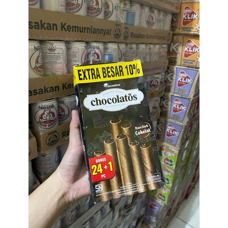 

CHOCOLATOS DARK COKLAT / isi 24 / 23.000