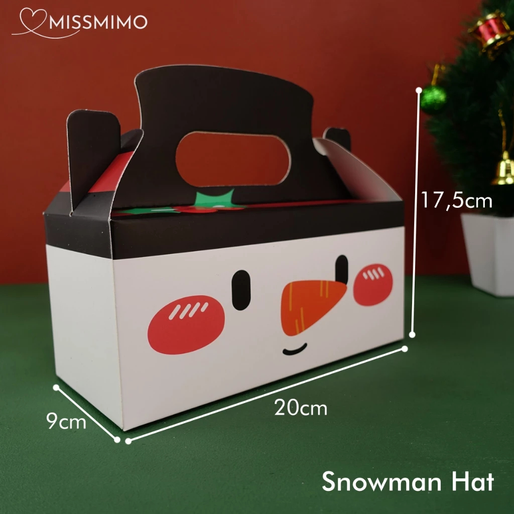 

10 Pcs Box Natal Souvenir Pop Up - Snowman