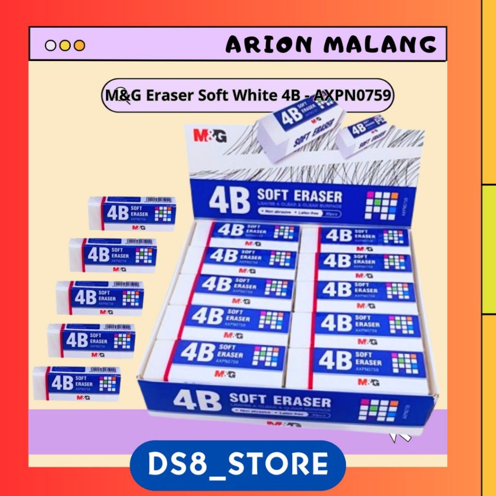 

M&G Eraser Soft White 4B - AXPN0759